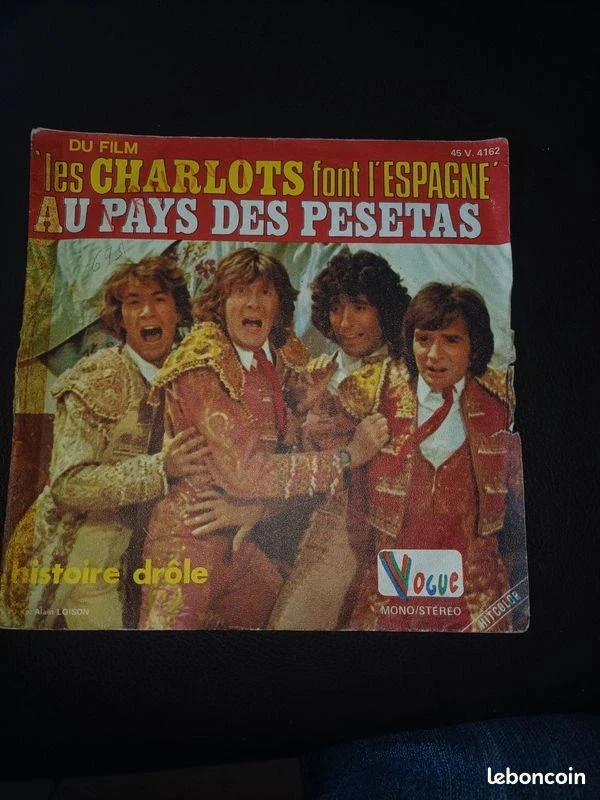 45t disque vinyl les Charlot font l Espagne au pays des pesetas